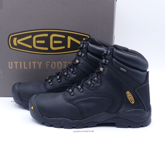 NEW KEEN Utility Louisville 6" Steel Toe Waterproof Work Shoes